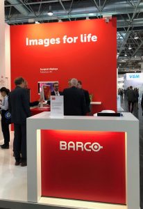 Barco booth at Medica ©IHOFMANN